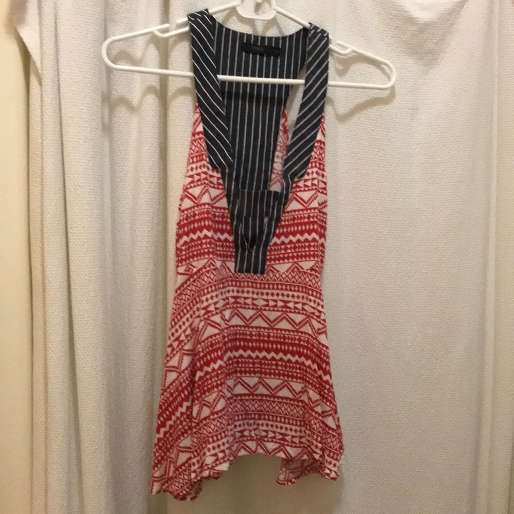 Red festive top